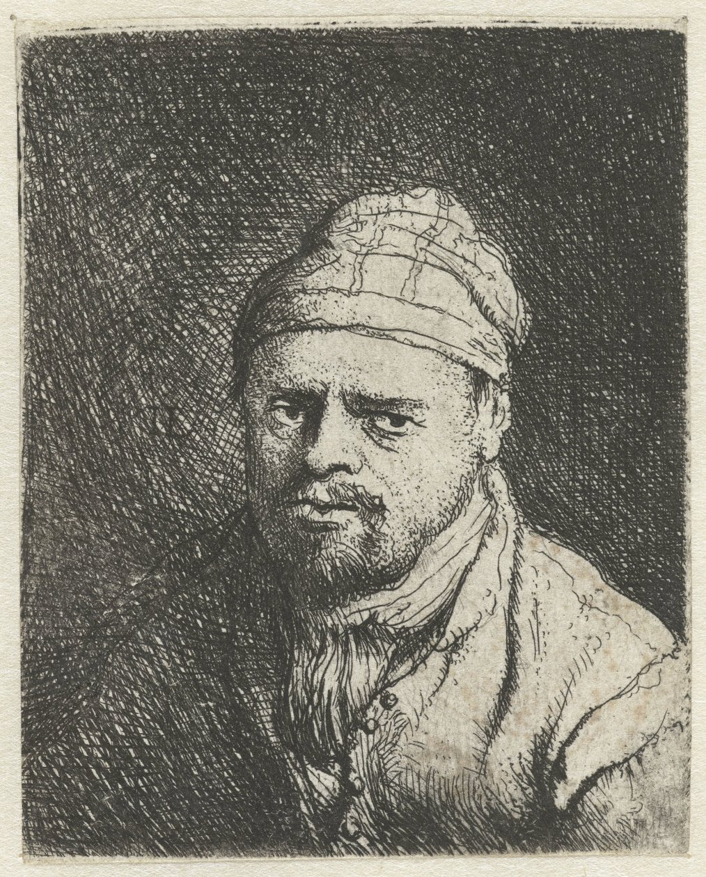 Popiersie kucharza w czapce autorstwa Jan Lievens