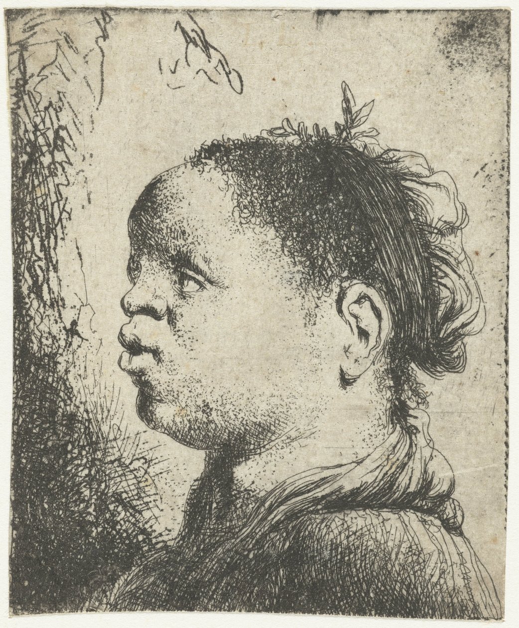 Popiersie czarnej kobiety Głowa mauretańskiej kobiety autorstwa Jan Lievens