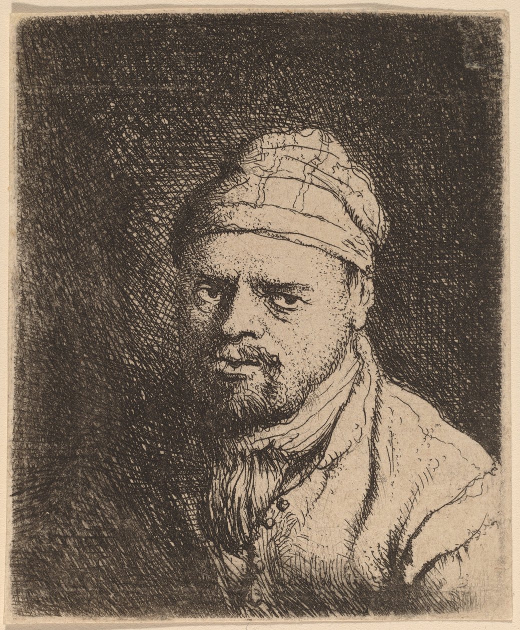 Popiersie kucharza z czapką autorstwa Jan Lievens