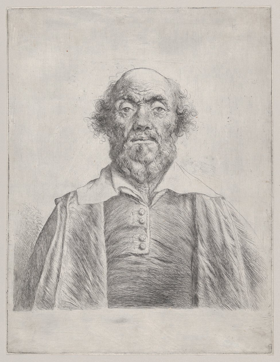 Popiersie starszego mężczyzny, 1620-74. autorstwa Jan Lievens