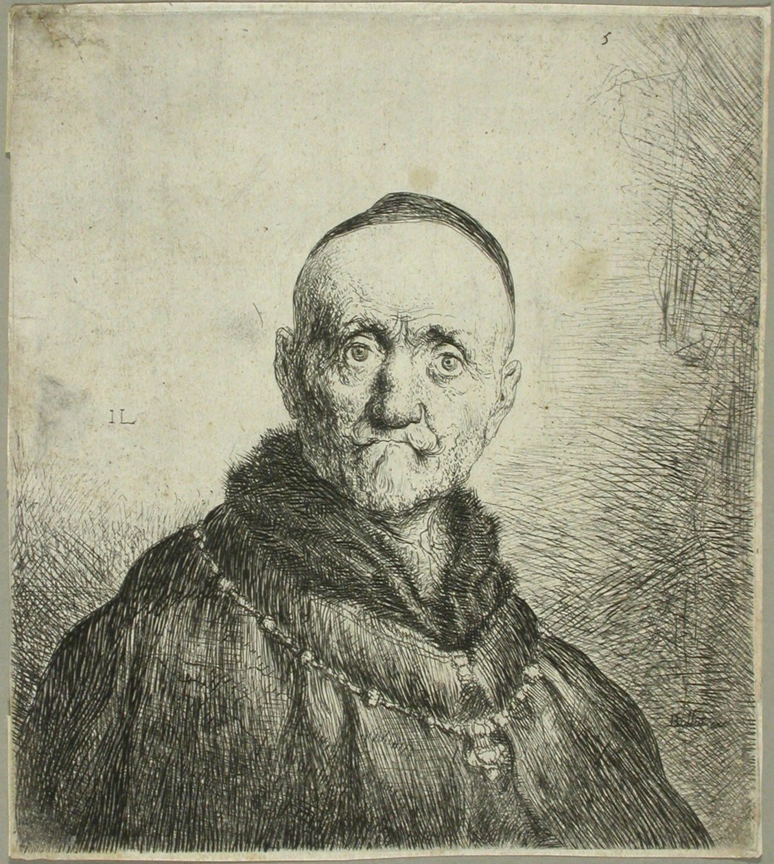 Popiersie orientalnego mężczyzny autorstwa Jan Lievens