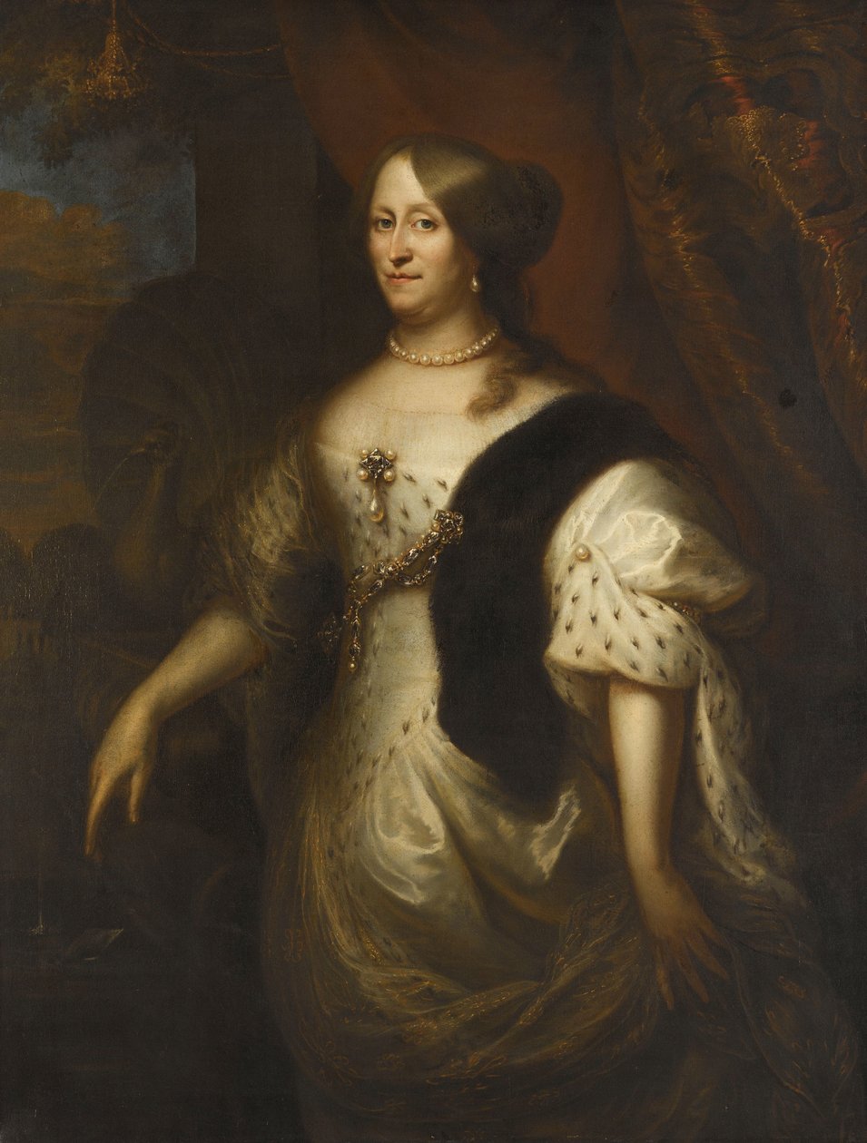 Cornelia Teding van Berkhout (1614-80), żona Maertena Harpertsza Tromp autorstwa Jan Lievens