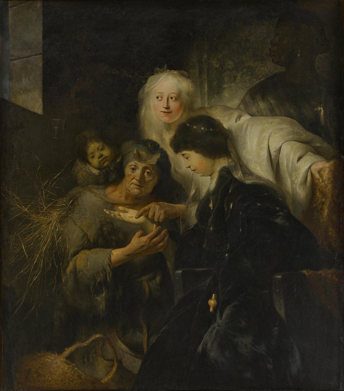 Wróżbitka autorstwa Jan Lievens