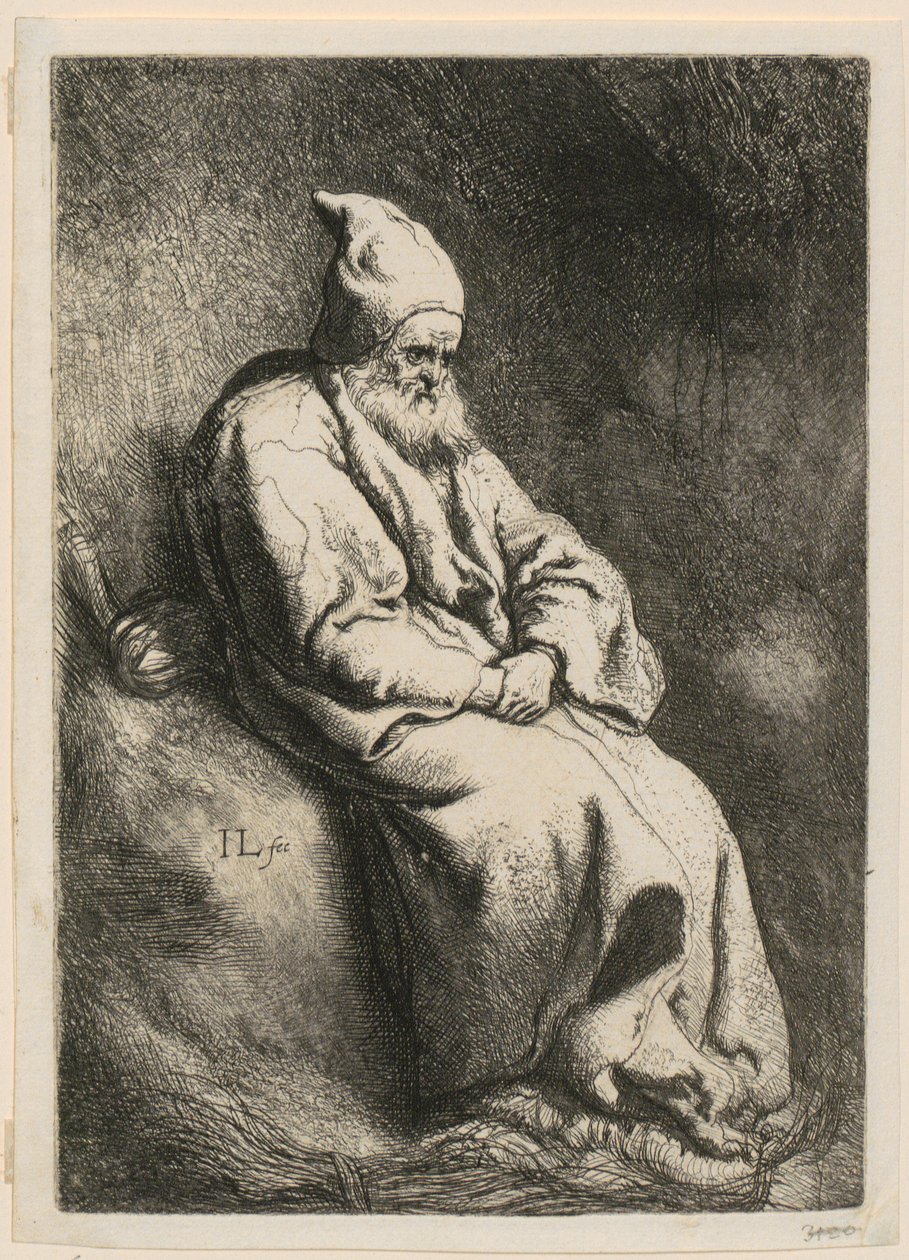 Pustelnik autorstwa Jan Lievens