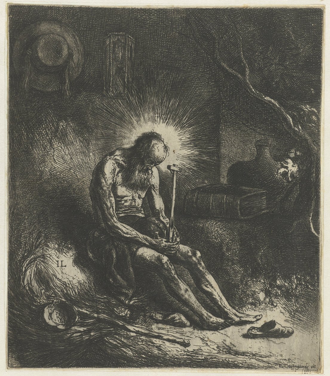 Święty Hieronim autorstwa Jan Lievens