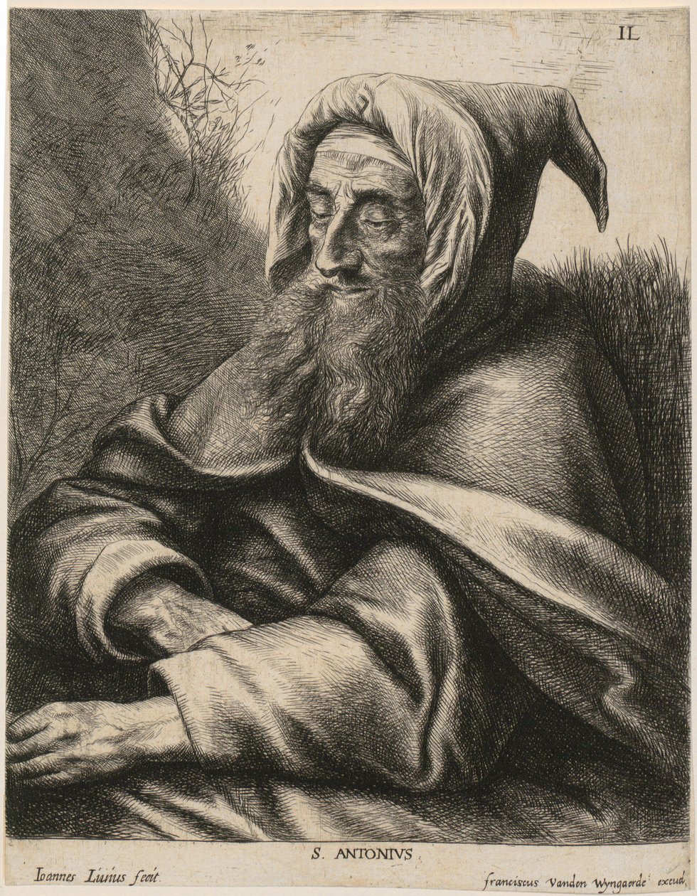 Święty Antoni autorstwa Jan Lievens