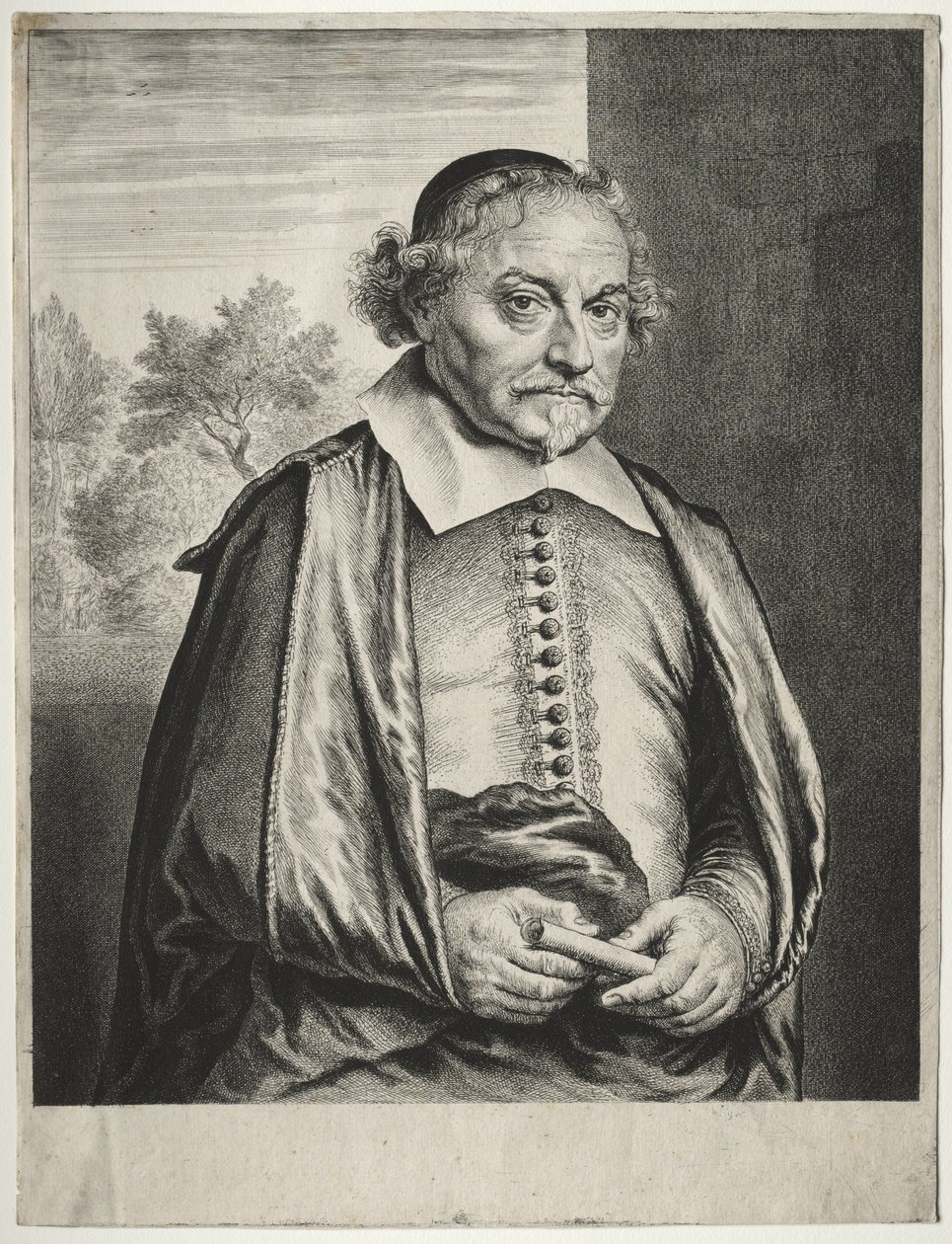 Justus Vondel autorstwa Jan Lievens