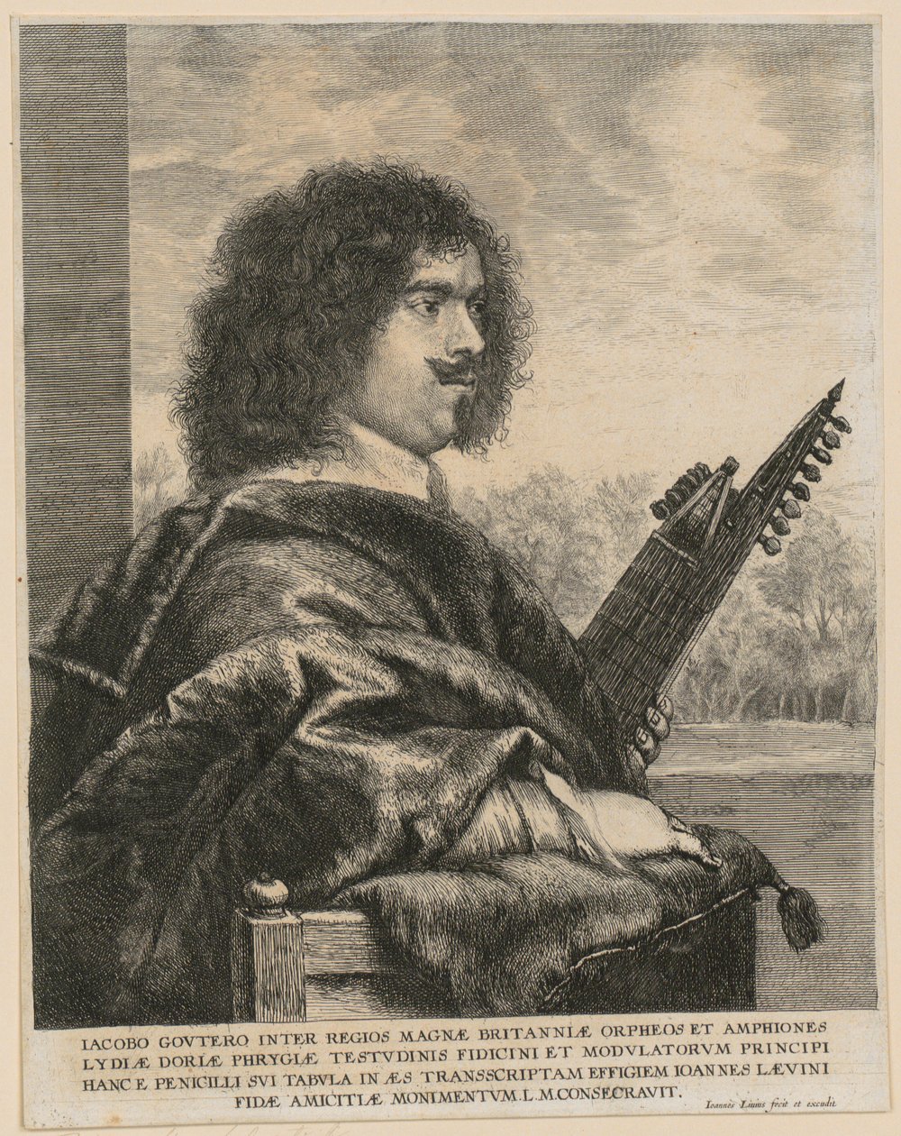 Portret Jacques’a Gaultiera (Gouter) autorstwa Jan Lievens