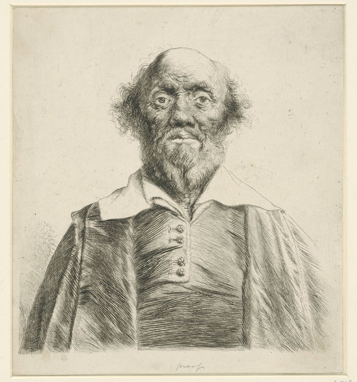 Portret starego mężczyzny autorstwa Jan Lievens