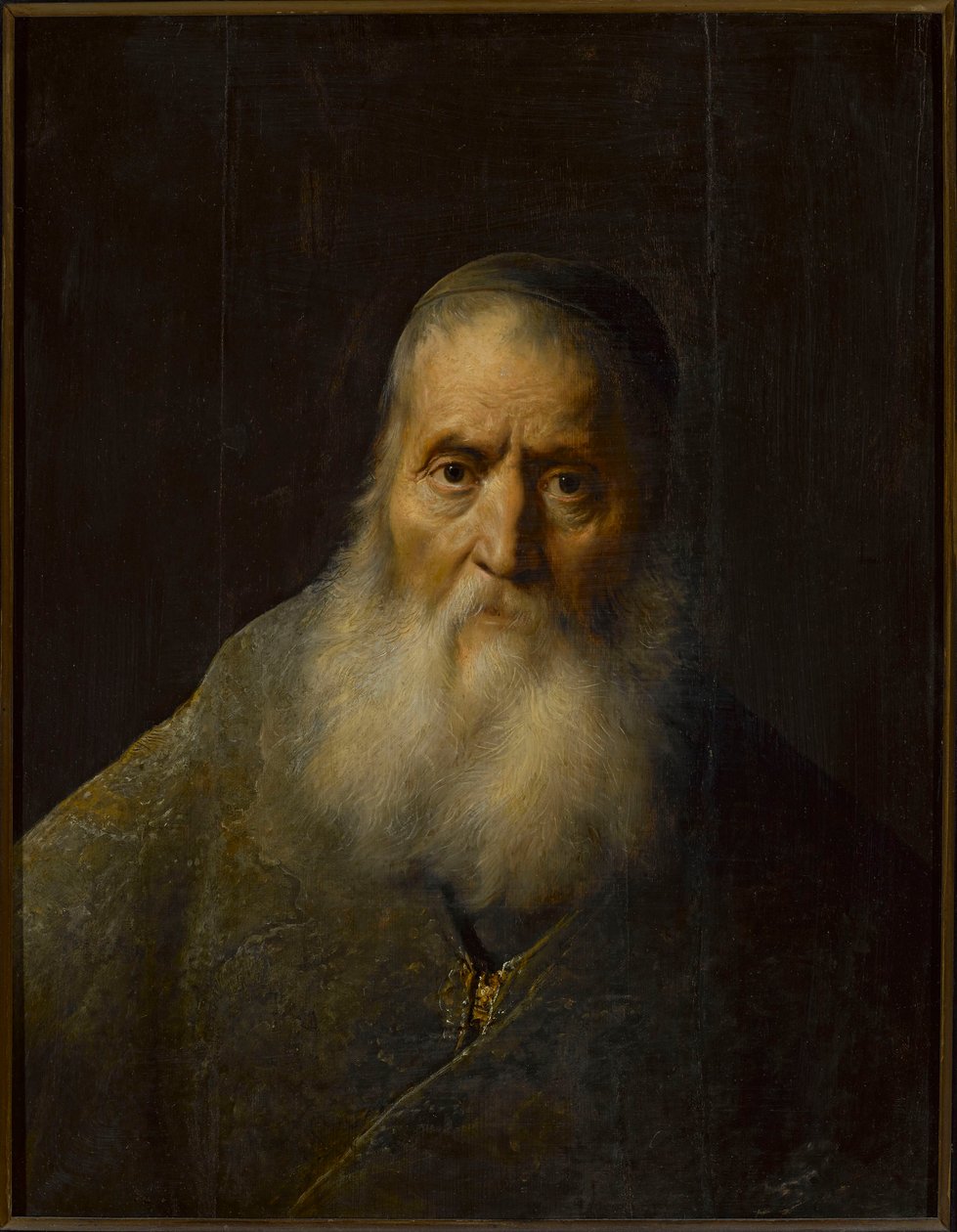 Starzec w czapce autorstwa Jan Lievens