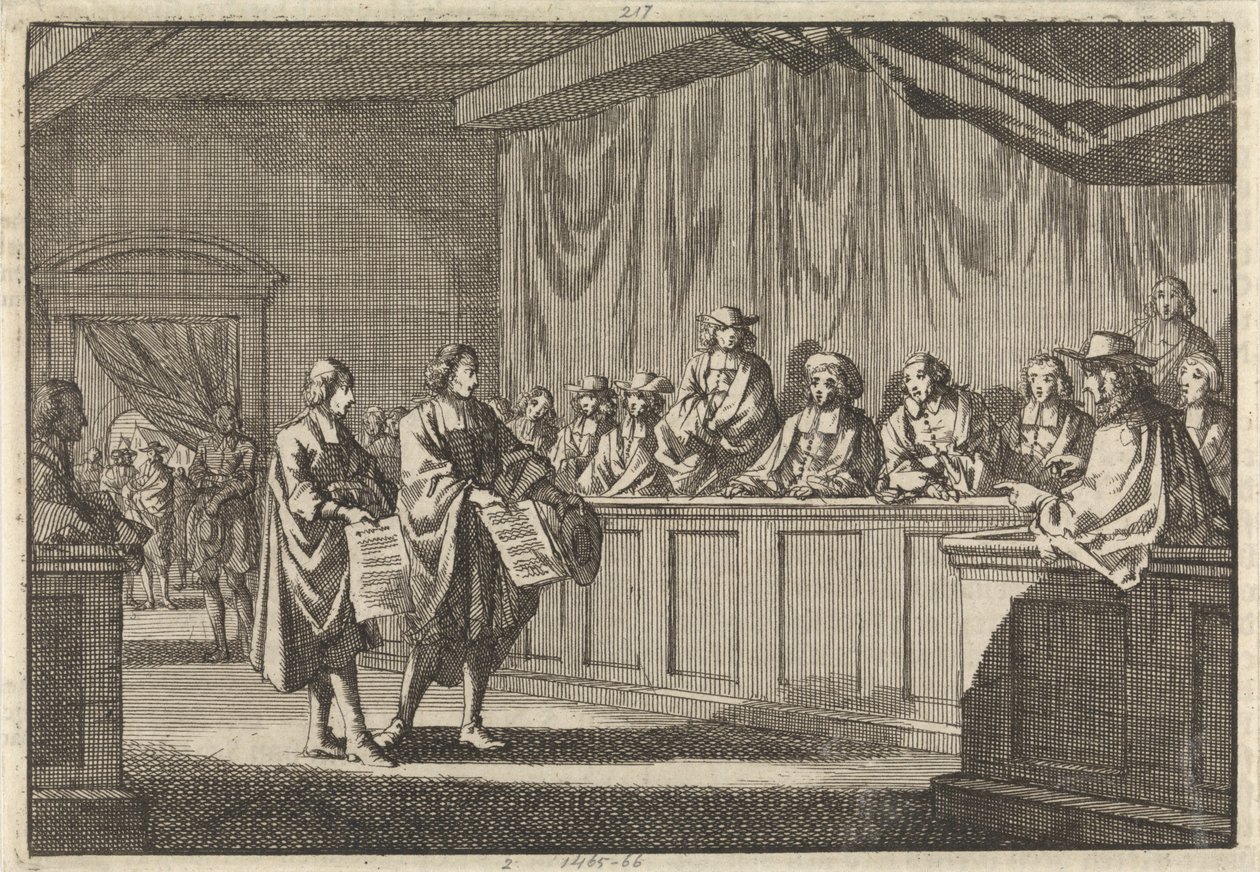 Pastorzy reformowani Gilly i Courdil odczytali na synodzie w Sorges deklarację, że nawrócą się na Kościół katolicki 3 czerwca 1683 r. autorstwa Jan Luyken