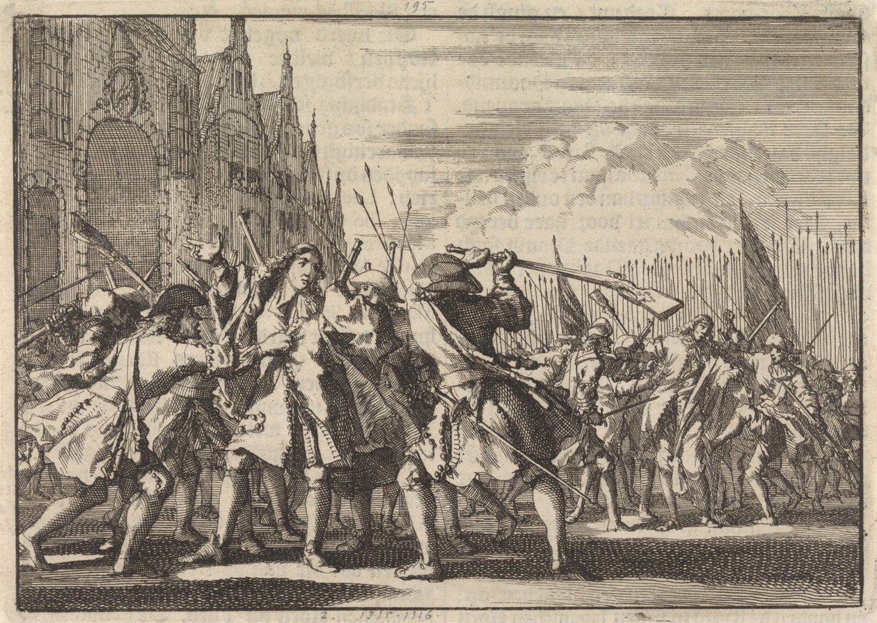 Morderstwo braci De Witt, 1672 autorstwa Jan Luyken
