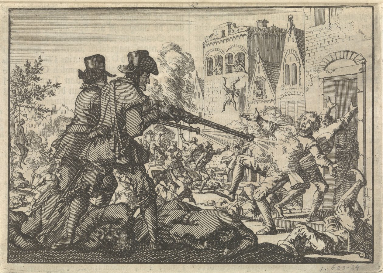 Morderstwo reformowanych w Tirano, 1620 autorstwa Jan Luyken
