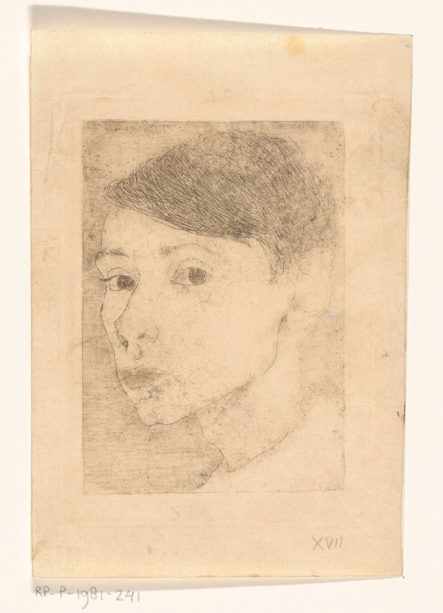 Autoportret autorstwa Jan Mankes