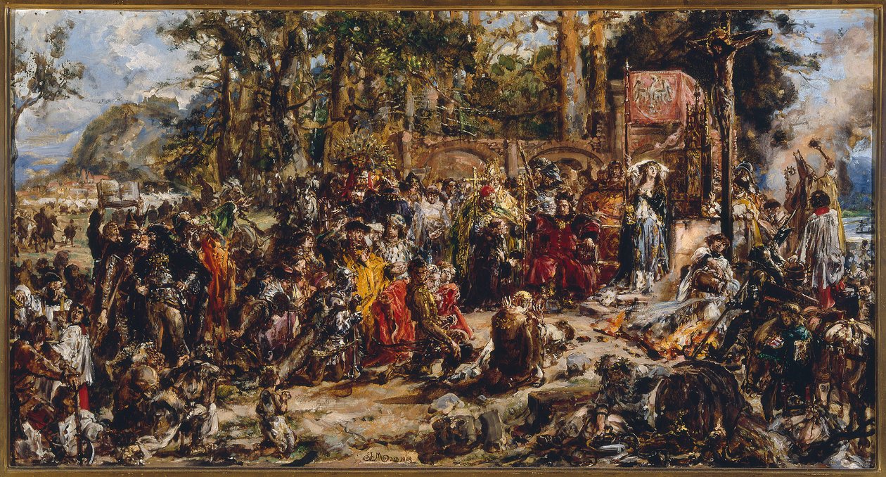 Chrzest Litwy. R.P. 1387 autorstwa Jan Matejko