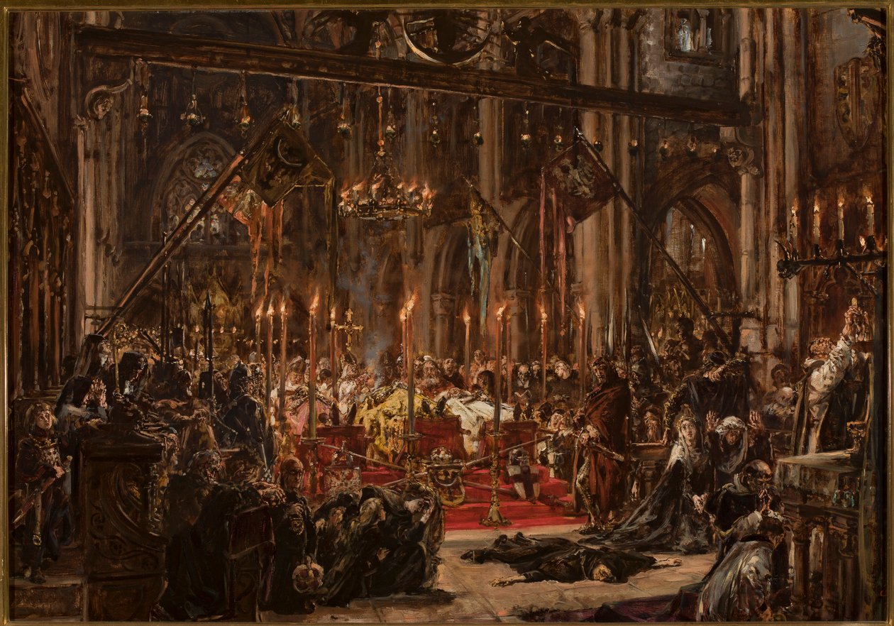 Klęska Legnicka. Odrodzenie. R. 1241 autorstwa Jan Matejko