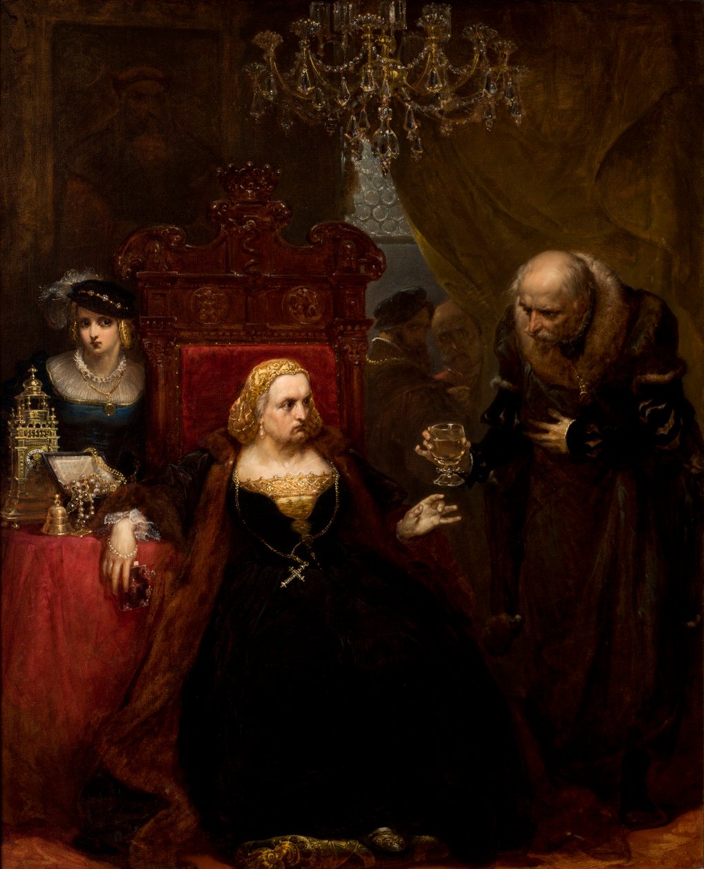 Otrucie królowej Bony autorstwa Jan Matejko