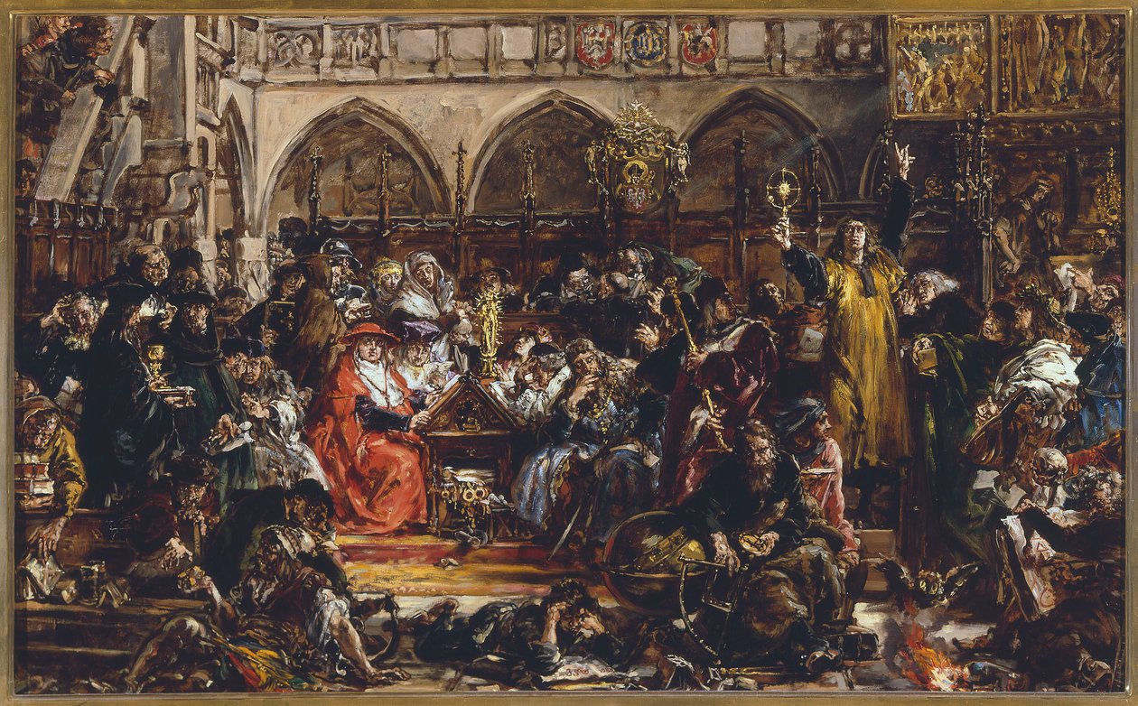 Wpływ Uniwersytetu na kraj w wieku XV. Nowe prądy. Husytyzm i Humanizm autorstwa Jan Matejko