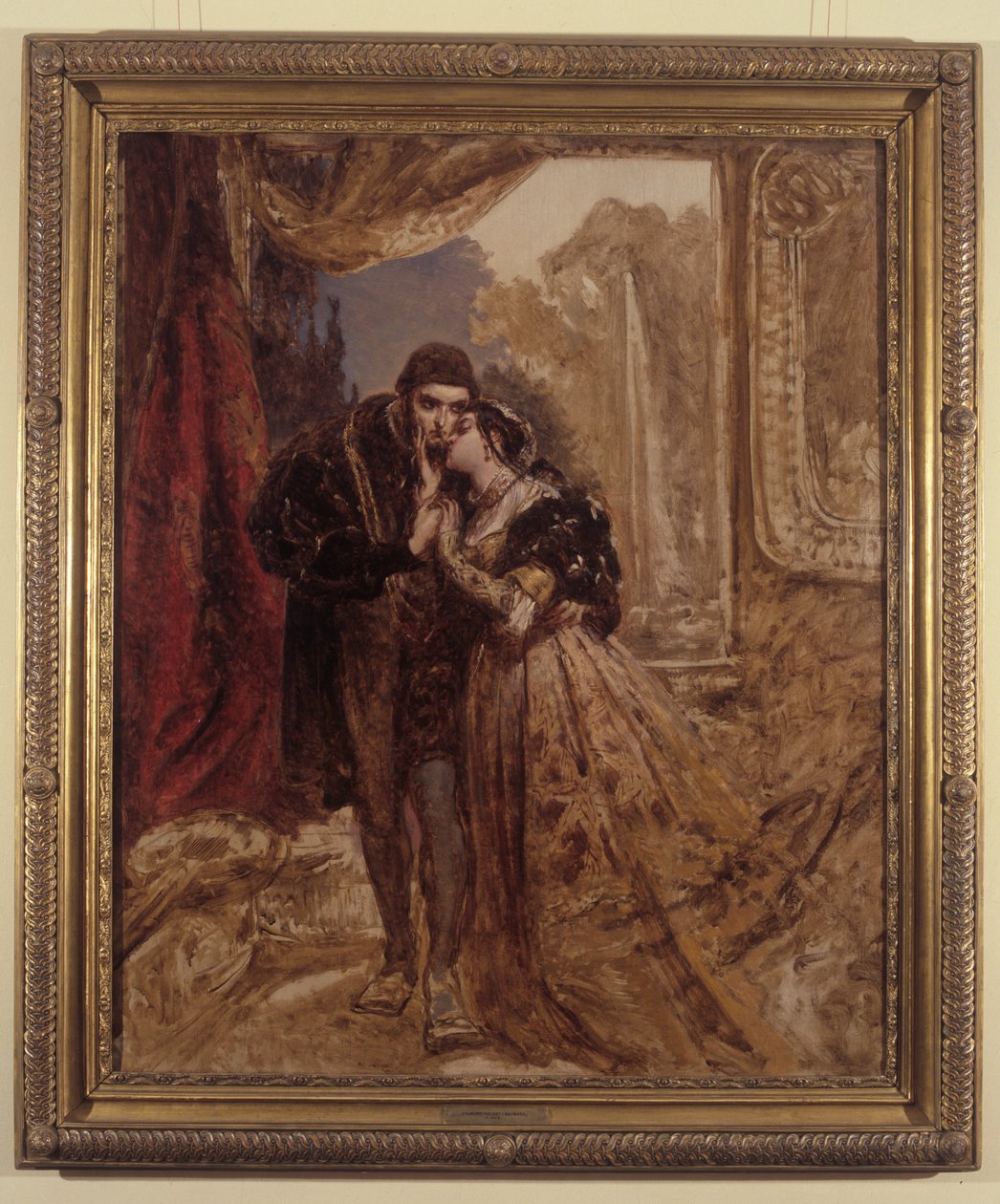 Zygmunt August i Barbara Radziwiłłówna autorstwa Jan Matejko
