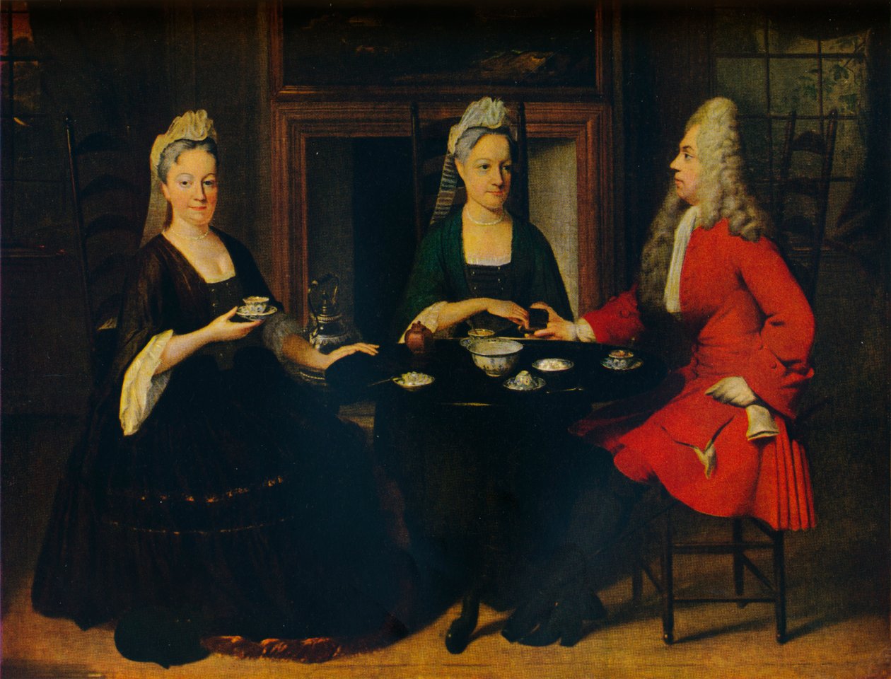 „Utwór do rozmowy”, c1735 autorstwa Jan Maurits Quinkhard