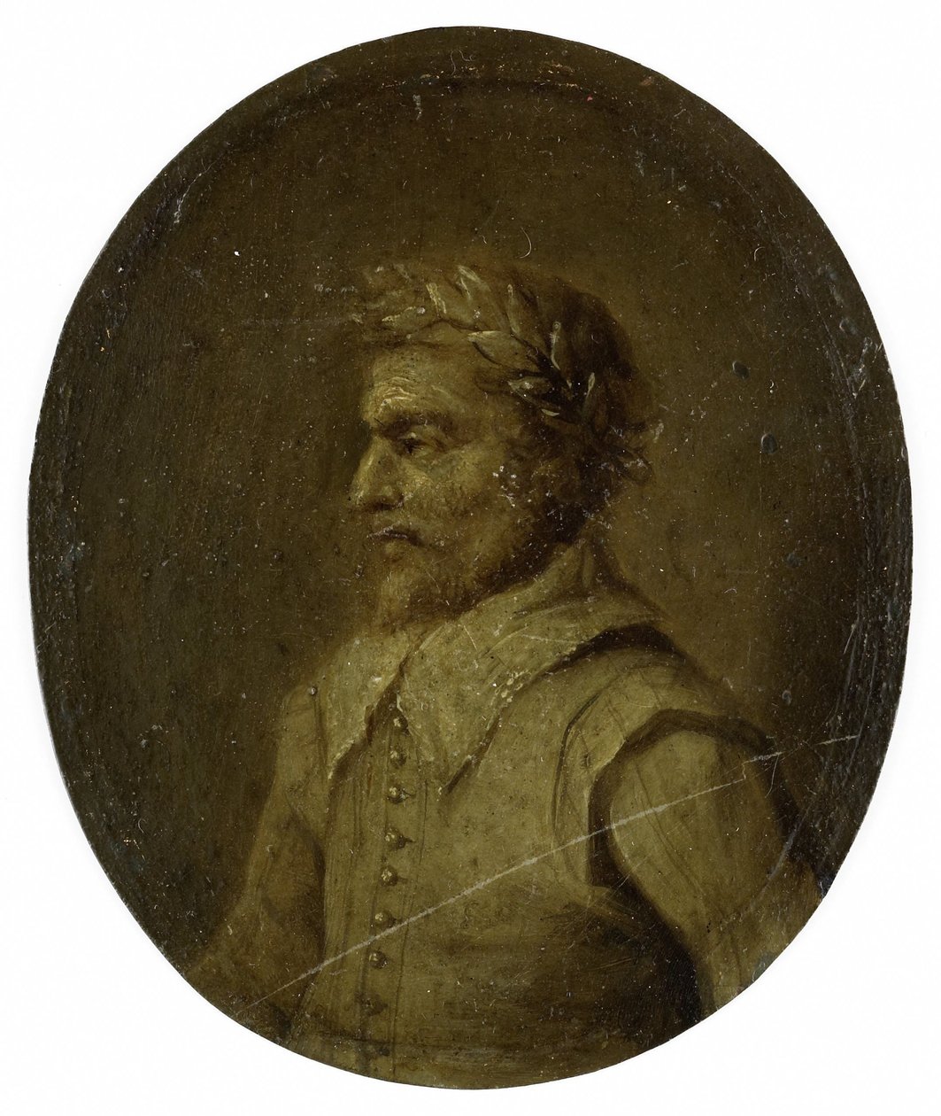 Portret Mattheusa de Casteleyn, kapłana i retoryki w Oudenaarde autorstwa Jan Maurits Quinkhard