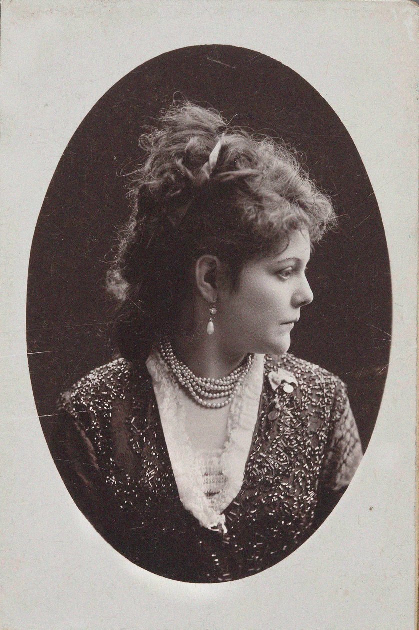 Portret pianistki i kompozytorki Sophie Menter 1846-1918 , 1893. autorstwa Jan Mieczkowski