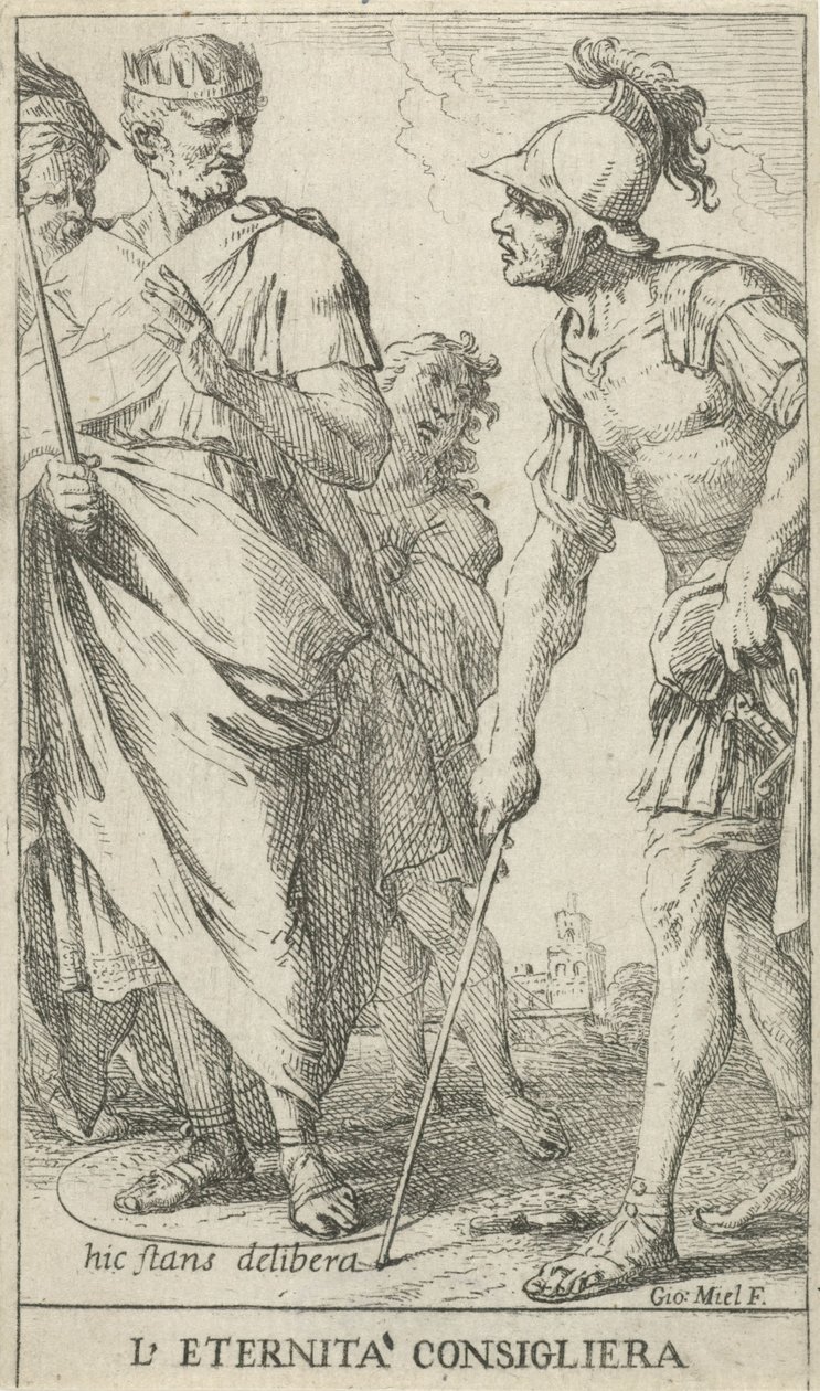 Popilius Laenas tekent een cirkel L
