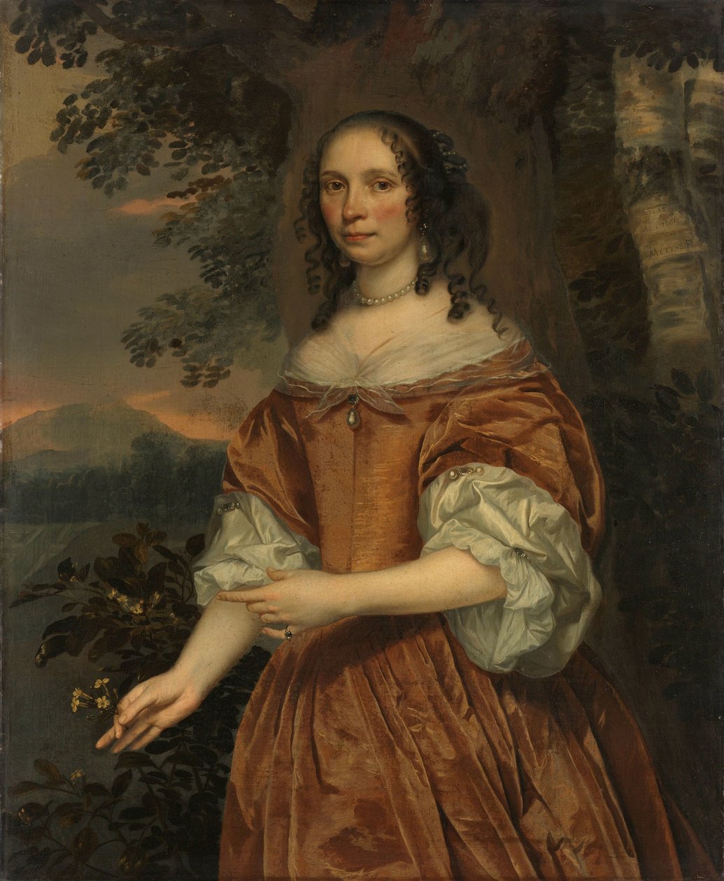 Maria de Witte Françoisdr (ur. 1616). Żona Johana van Beaumont autorstwa Jan Mijtens