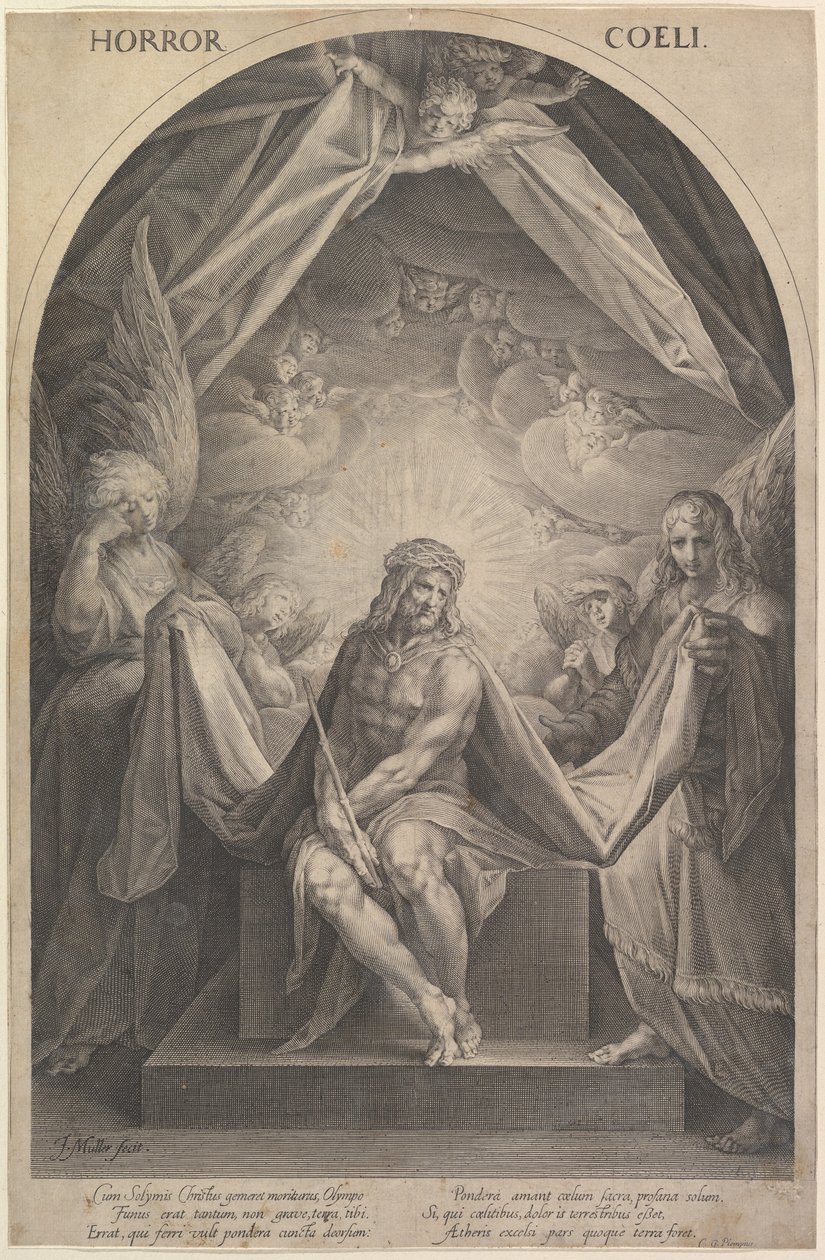 Chrystus jako Mąż boleści, ok. 201 1610. autorstwa Jan Muller