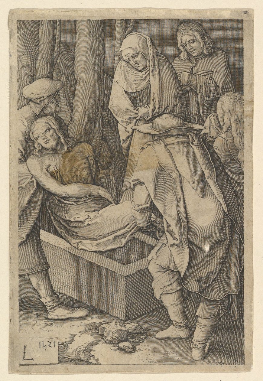 Kopia złożenie do grobu, 1521. autorstwa Jan Muller