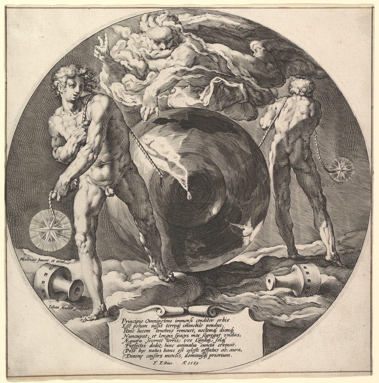 Tytuł: Stworzenie Świata, ca. 1592. autorstwa Jan Muller
