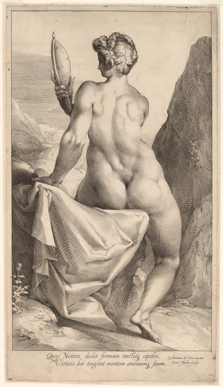 Roztropność autorstwa Jan Muller, after Adriaen de Vries