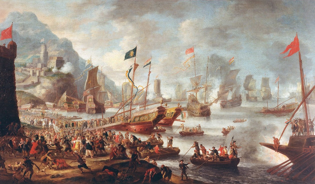 Bitwa pod Lepanto: Zwycięstwo, 1671. autorstwa Jan Peeters the Elder