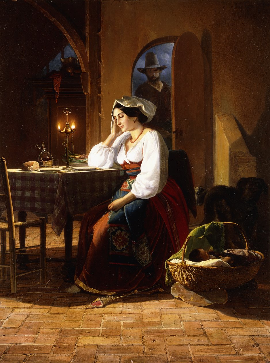 Późny dom, 1854 autorstwa Jan Philip Koelman