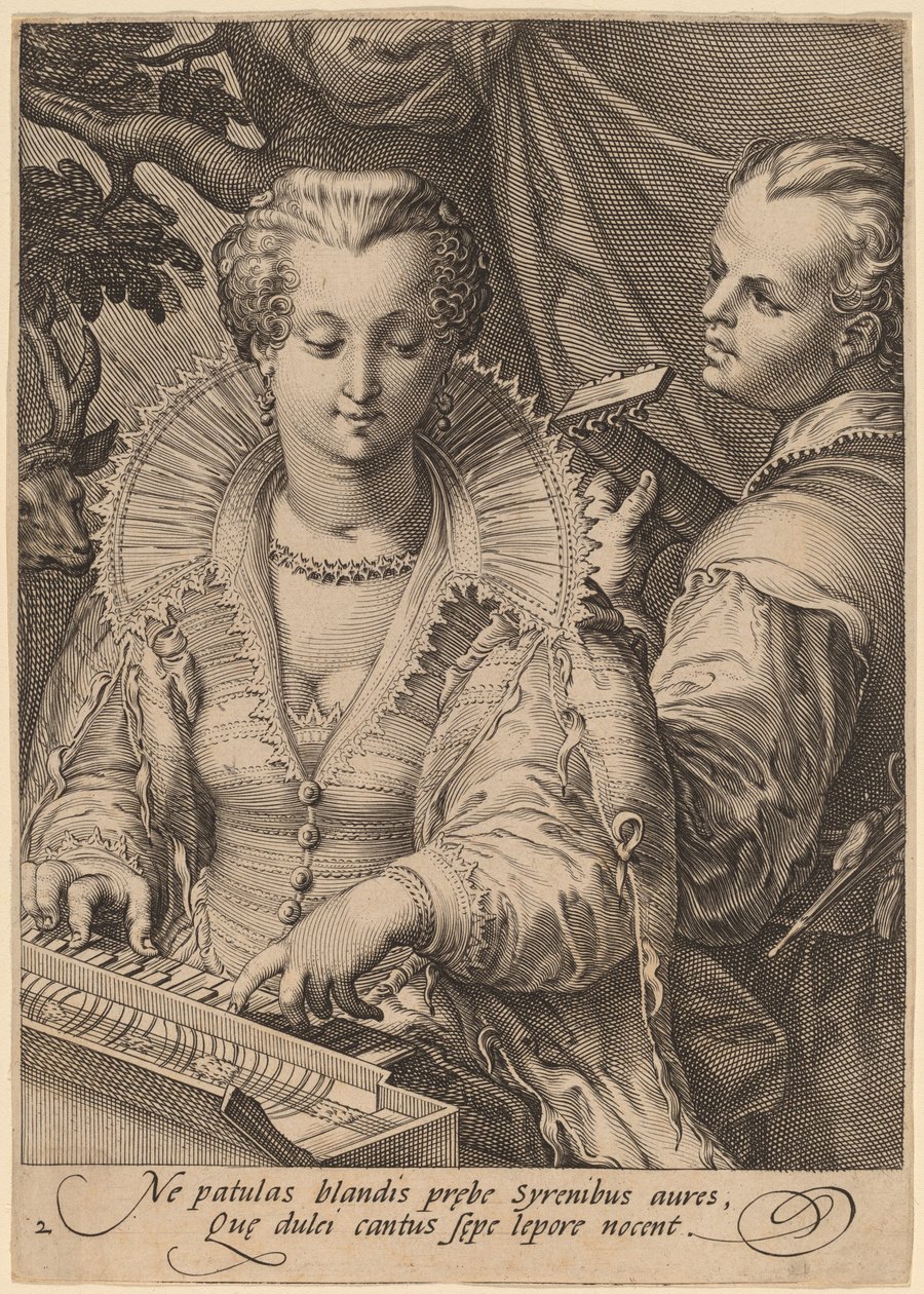 Przesłuchanie autorstwa Jan Pietersz Saenredam after Hendrik Goltzius