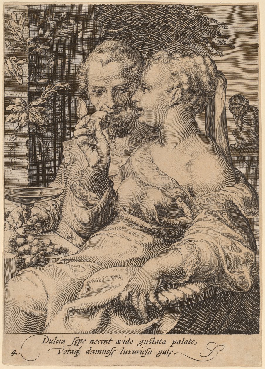Smak autorstwa Jan Pietersz Saenredam after Hendrik Goltzius
