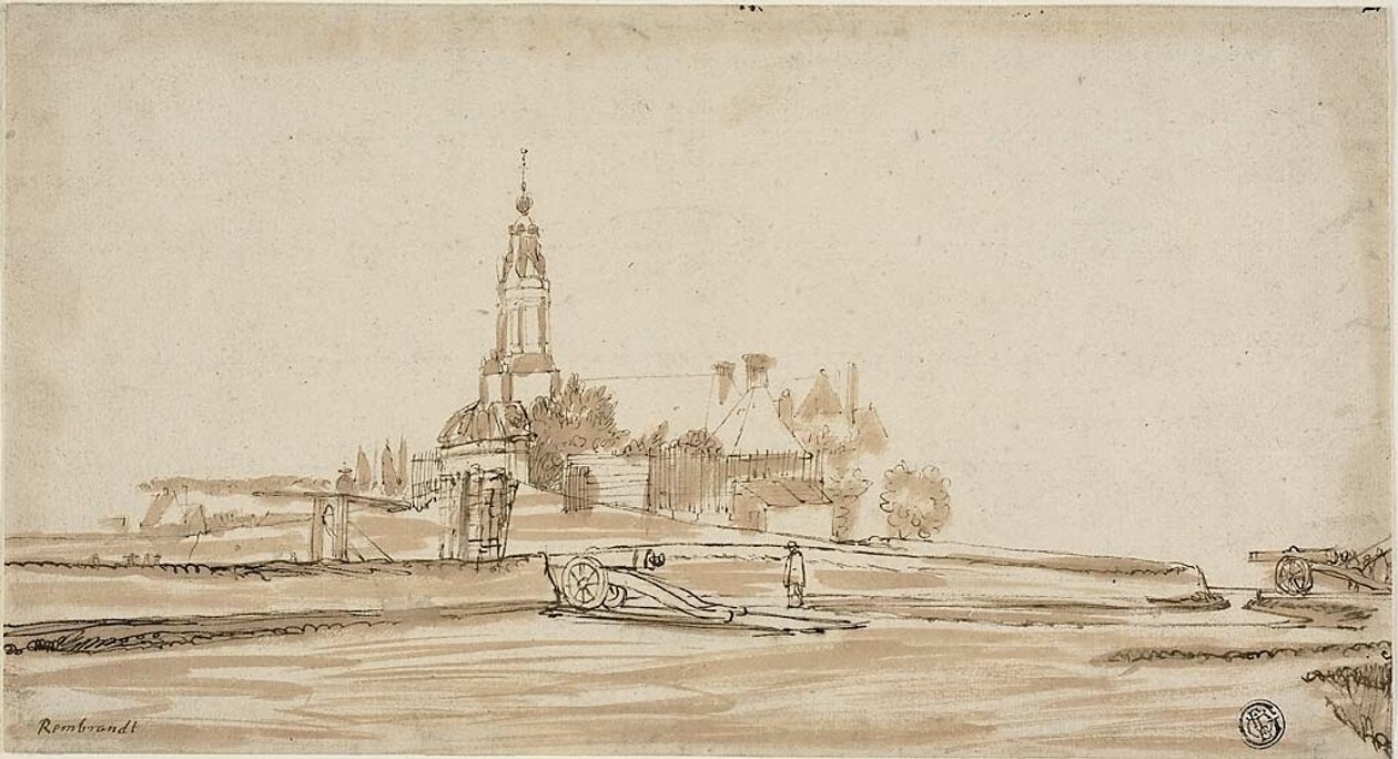 Brama Haarlem w Amsterdamie autorstwa Jan Ruischer
