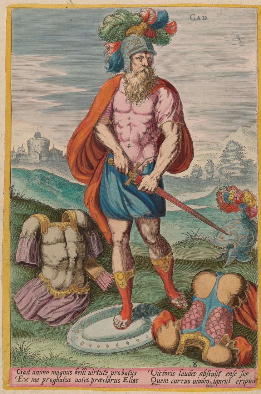 Gad autorstwa Jan Sadeler I after Crispen van den Broecke