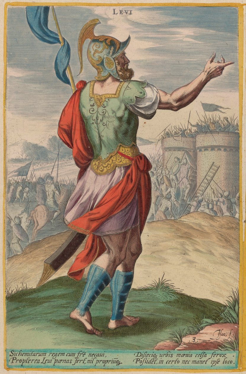 Levi autorstwa Jan Sadeler I after Crispen van den Broecke