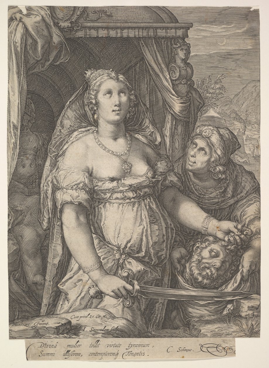 Judyta i głowa Holofernesa, 15751607. autorstwa Jan Saenredam