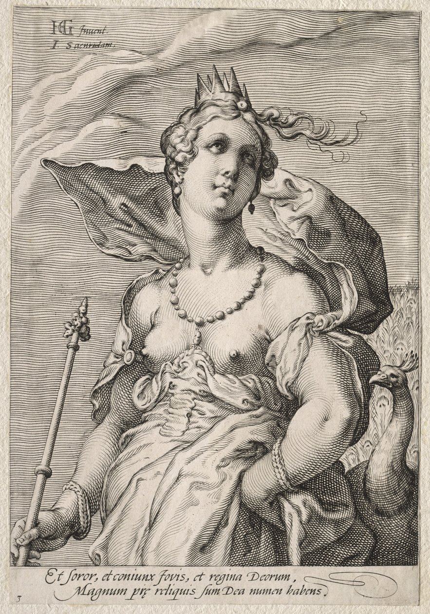 Junona, ok. 1595. autorstwa Jan Saenredam