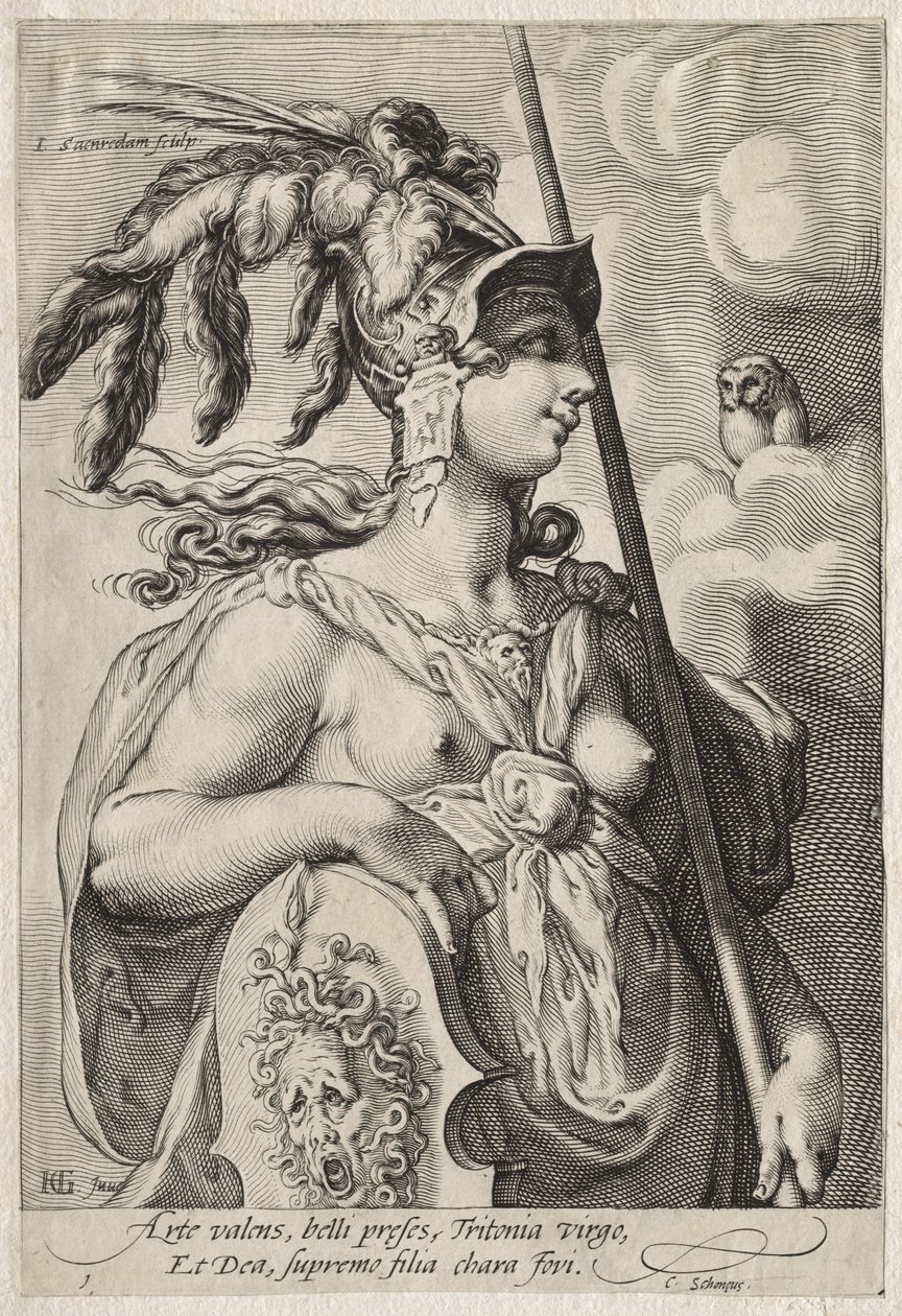 Pallas Atena autorstwa Jan Saenredam