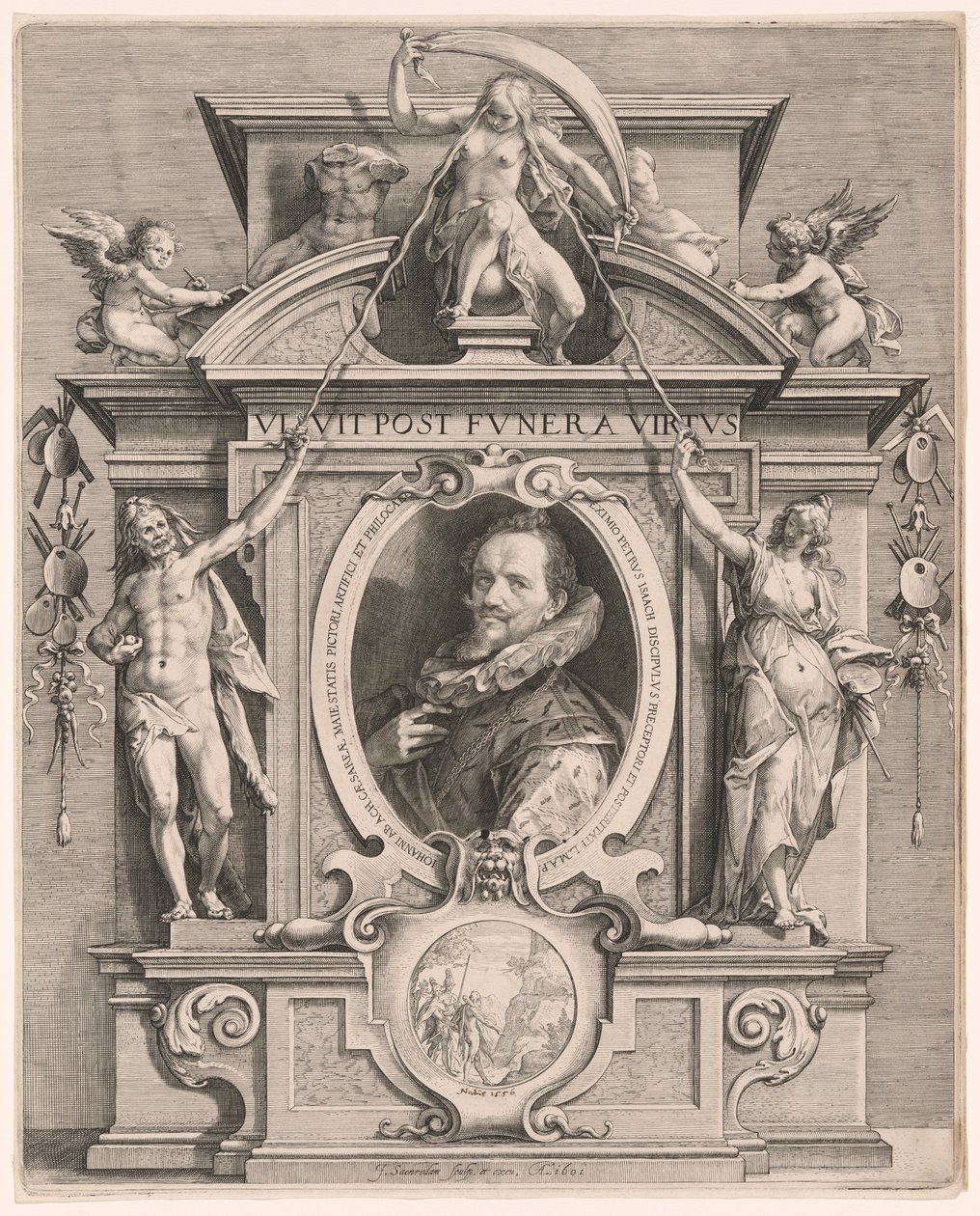 Portret Hansa von Aachen autorstwa Jan Saenredam