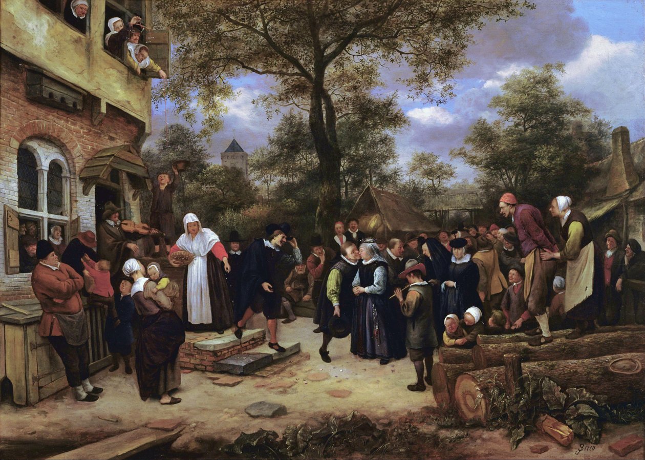 Małżeństwa wiejskie autorstwa Jan Steen