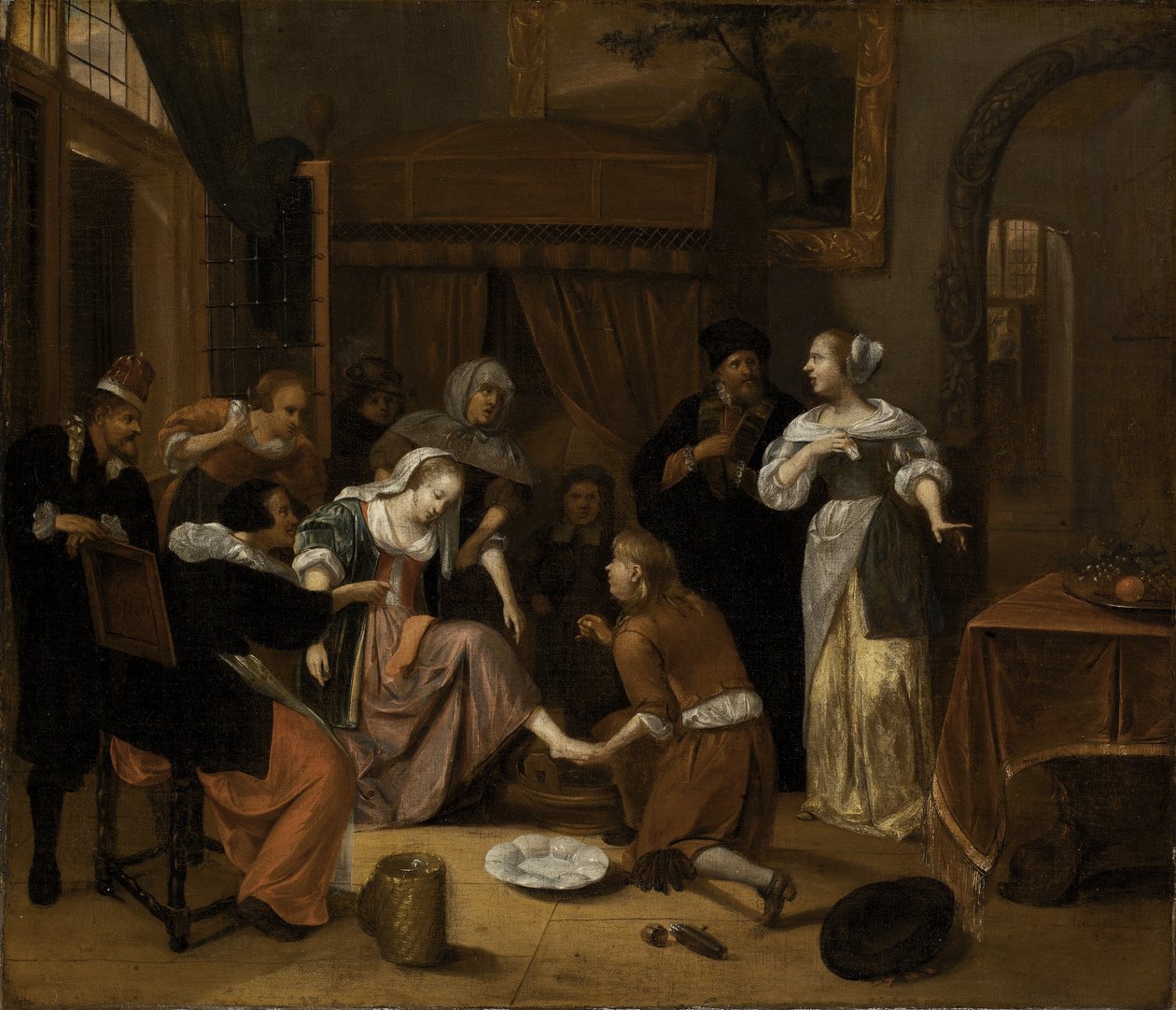 Wizyta u lekarza autorstwa Jan Steen