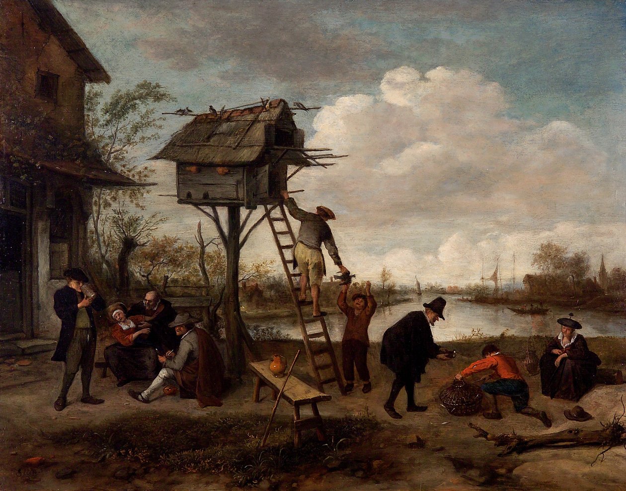 Gołębnik autorstwa Jan Steen
