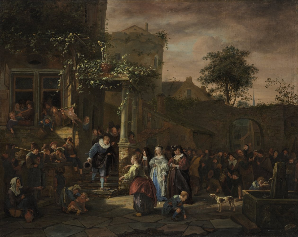 Wesele w wiosce autorstwa Jan Steen