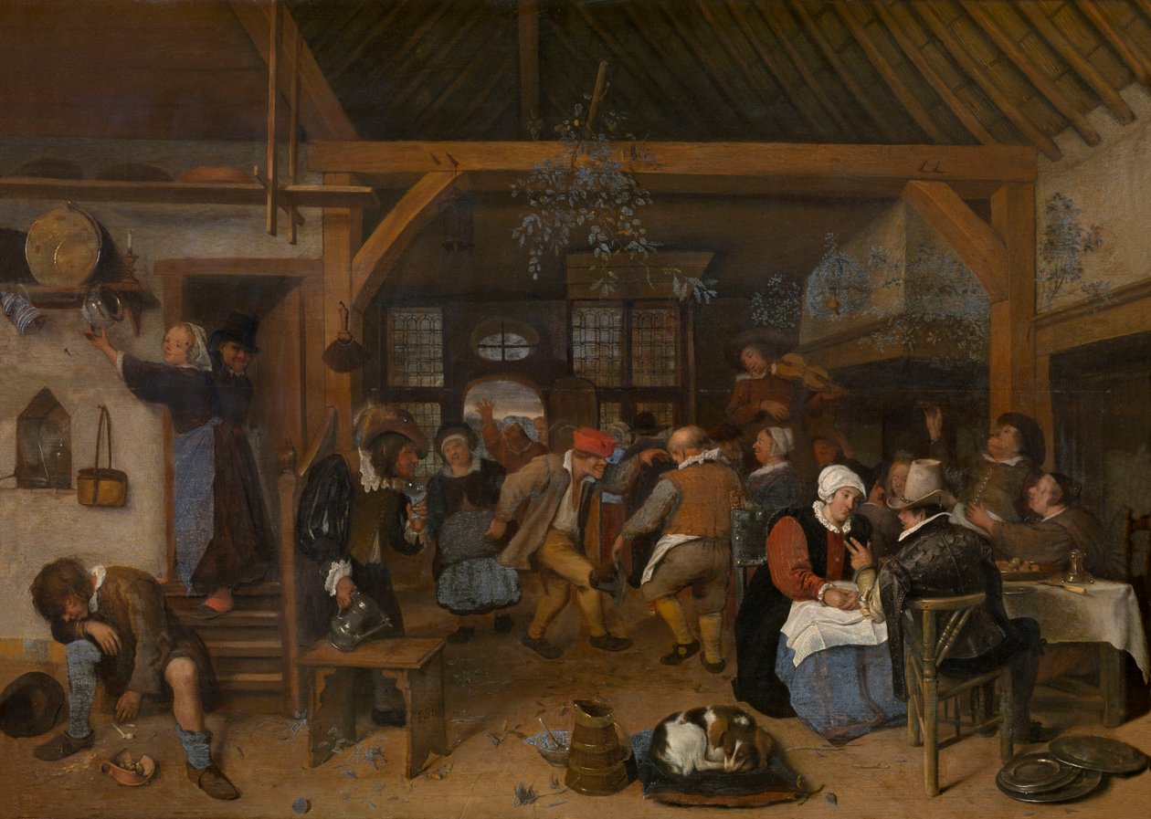 Uczta weselna autorstwa Jan Steen