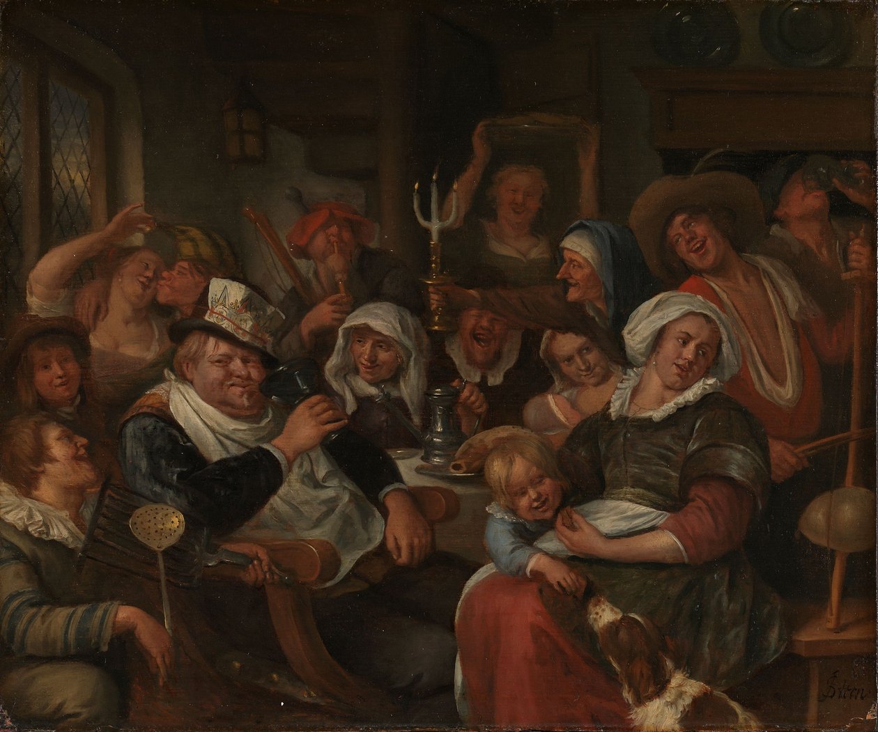 Wieczór Trzech Króli autorstwa Jan Steen