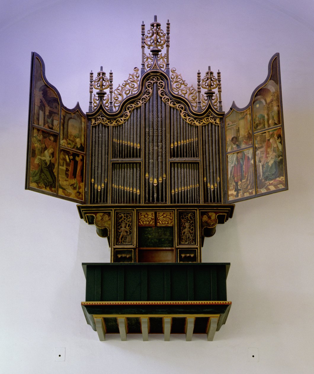 Malowane organy, 1526 autorstwa Jan Swart Van Groningen